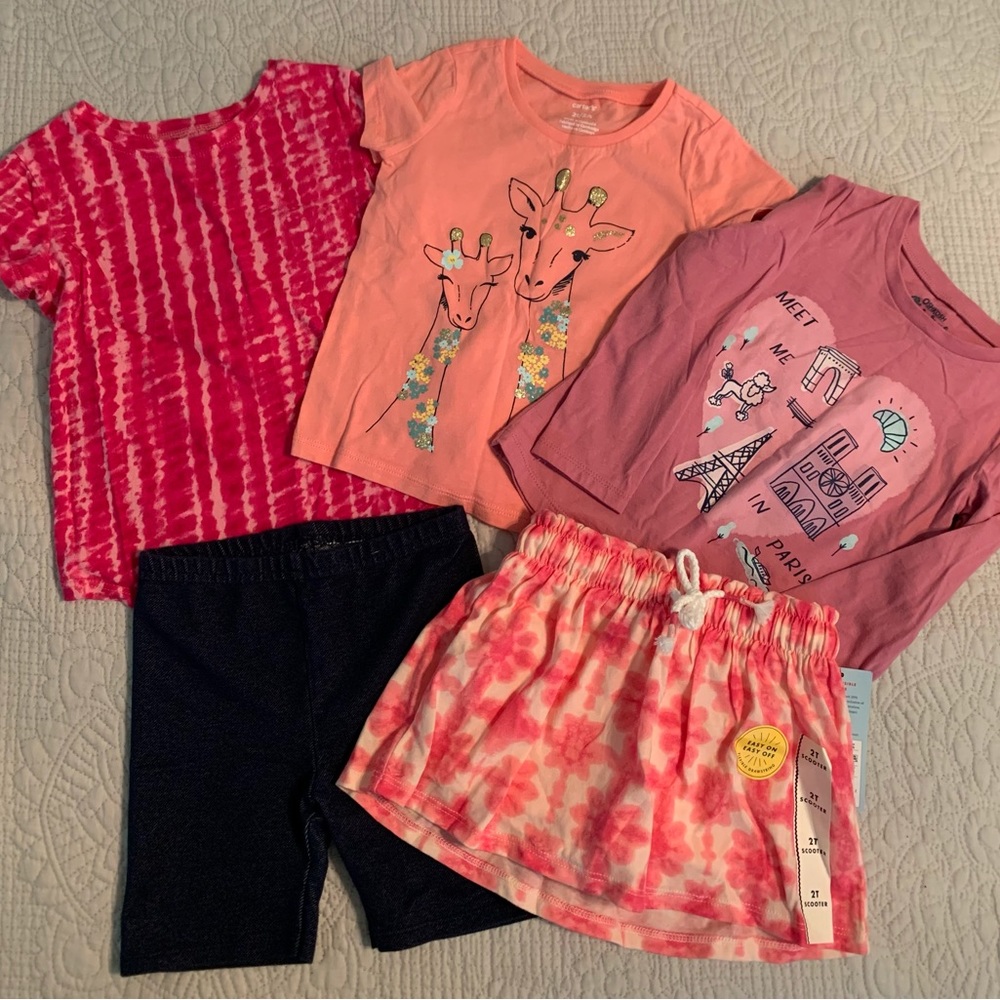 Toddler girl summer clothes bundle